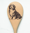 Bearded Collie Wooden Spoon