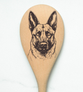 Belgian Malinois Wooden Spoon