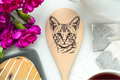 Bengal Cat Wooden Cooking Spoon Kitchen