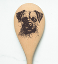 Border Terrier Wooden Spoon