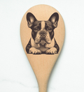 Boston Terrier Body Wooden Spoon