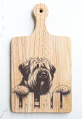 Briard Berger de Brie Cutting Cheese Board