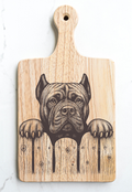 Cane Corso Dog Cutting Cheese Board