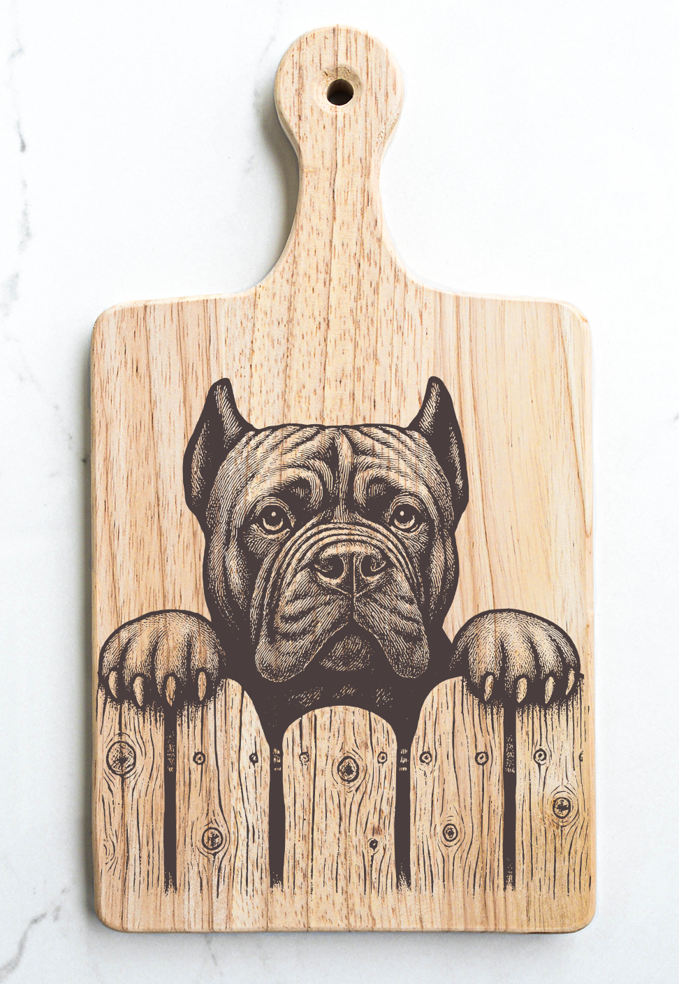 Cane Corso Cutting Cheese Board