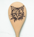 Cat Wooden Cooking Spoon Kitchen