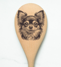 Chihuahua - Lng Hair Wooden Spoon