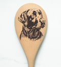 Chocolate Labrador Wooden Spoon