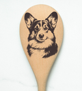 Corgi Face Wooden Spoon