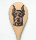 Doberman - Crop Wooden Spoon