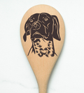 German Short Hair Pointer Wooden Spoon