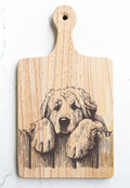 Great Pyrenees Cutting Cheese Board