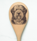 Old English Sheepdog Wooden Spoon