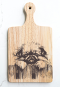 Pekingese Cutting Cheese Board