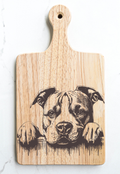 Pitbull Cutting Cheese Board