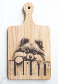 Pomeranian Cutting Cheese Board