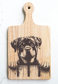 Rottweiler Cutting Cheese Board