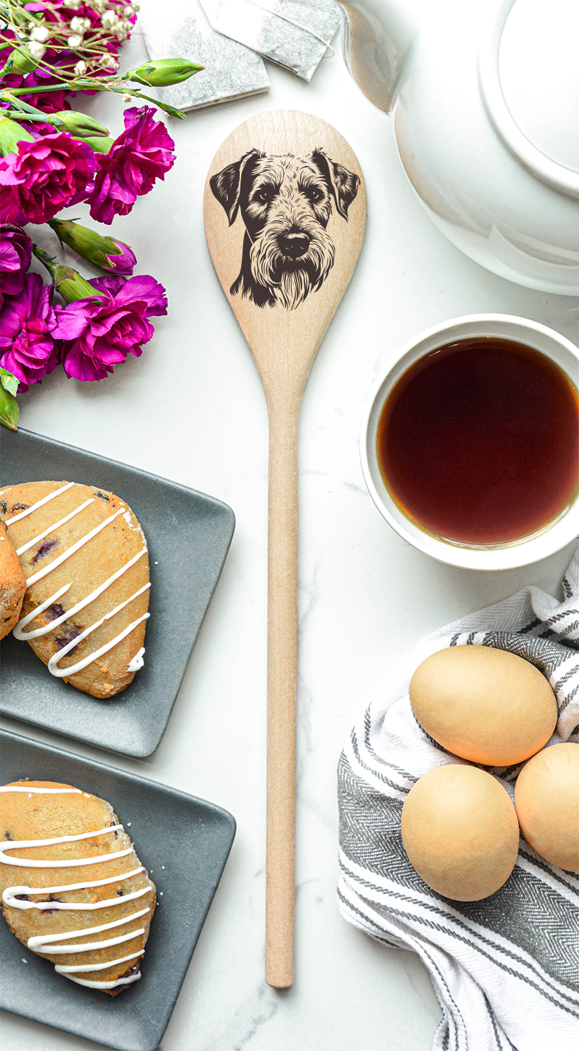 Airedale Terrier Wooden Spoon