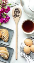 Basset Hound Wooden Spoon