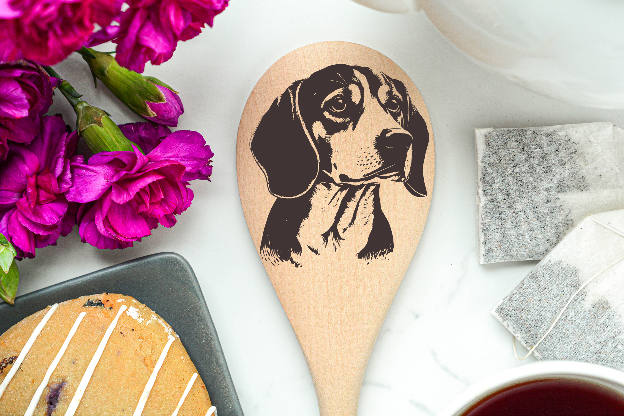 Beagle Wooden Spoon