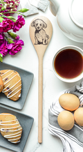 Bichon Frise Wooden Spoon