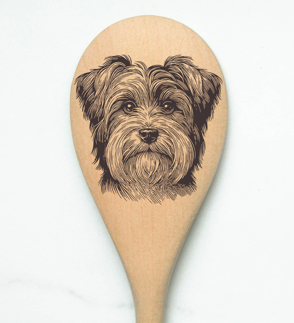 Biewer Terrier Wooden Spoon