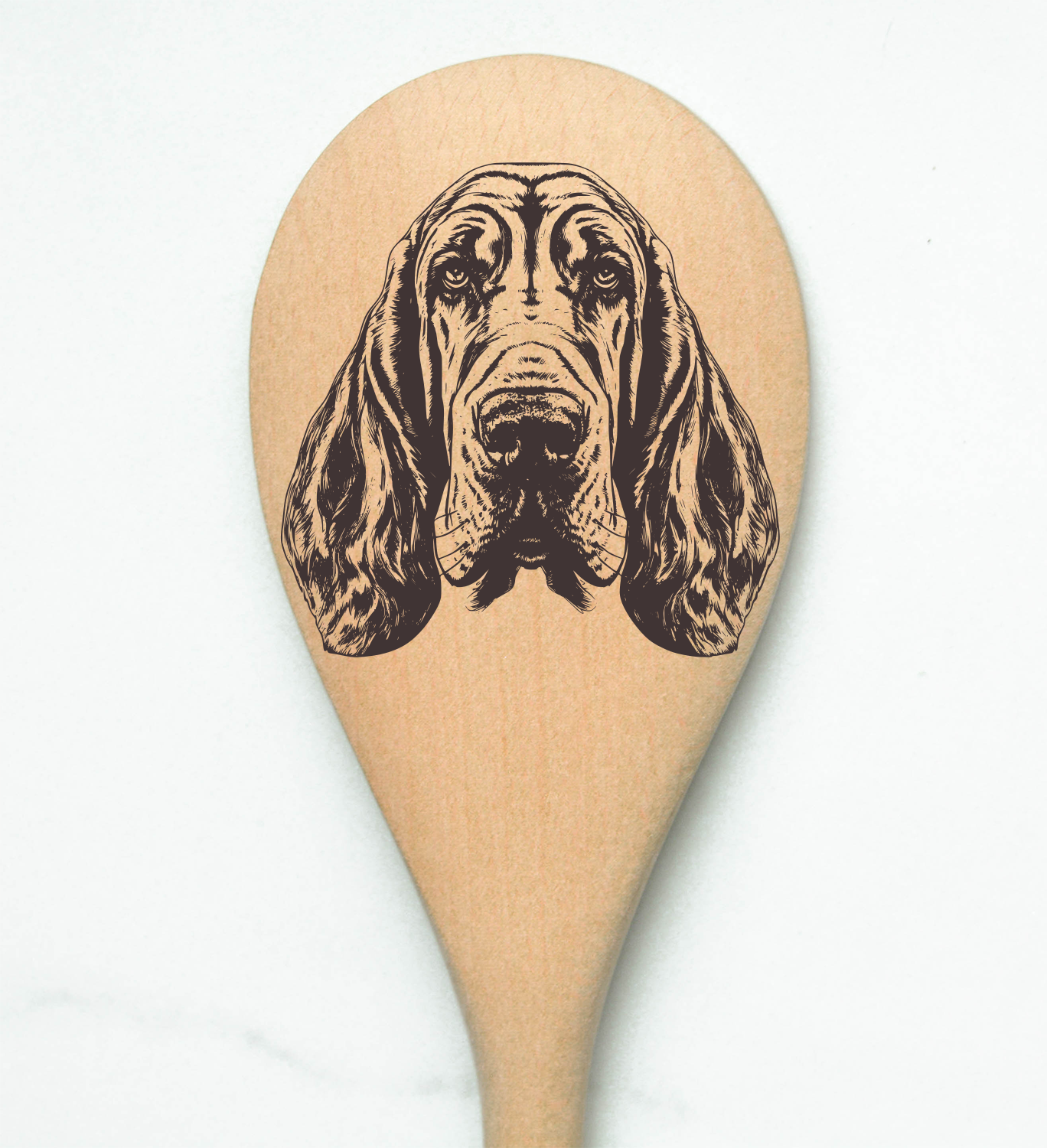 Bloodhound Wooden Spoon