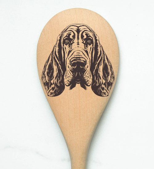 Bloodhound Wooden Spoon