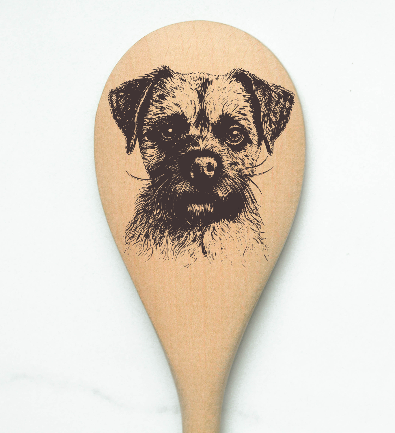 Border Terrier Wooden Spoon