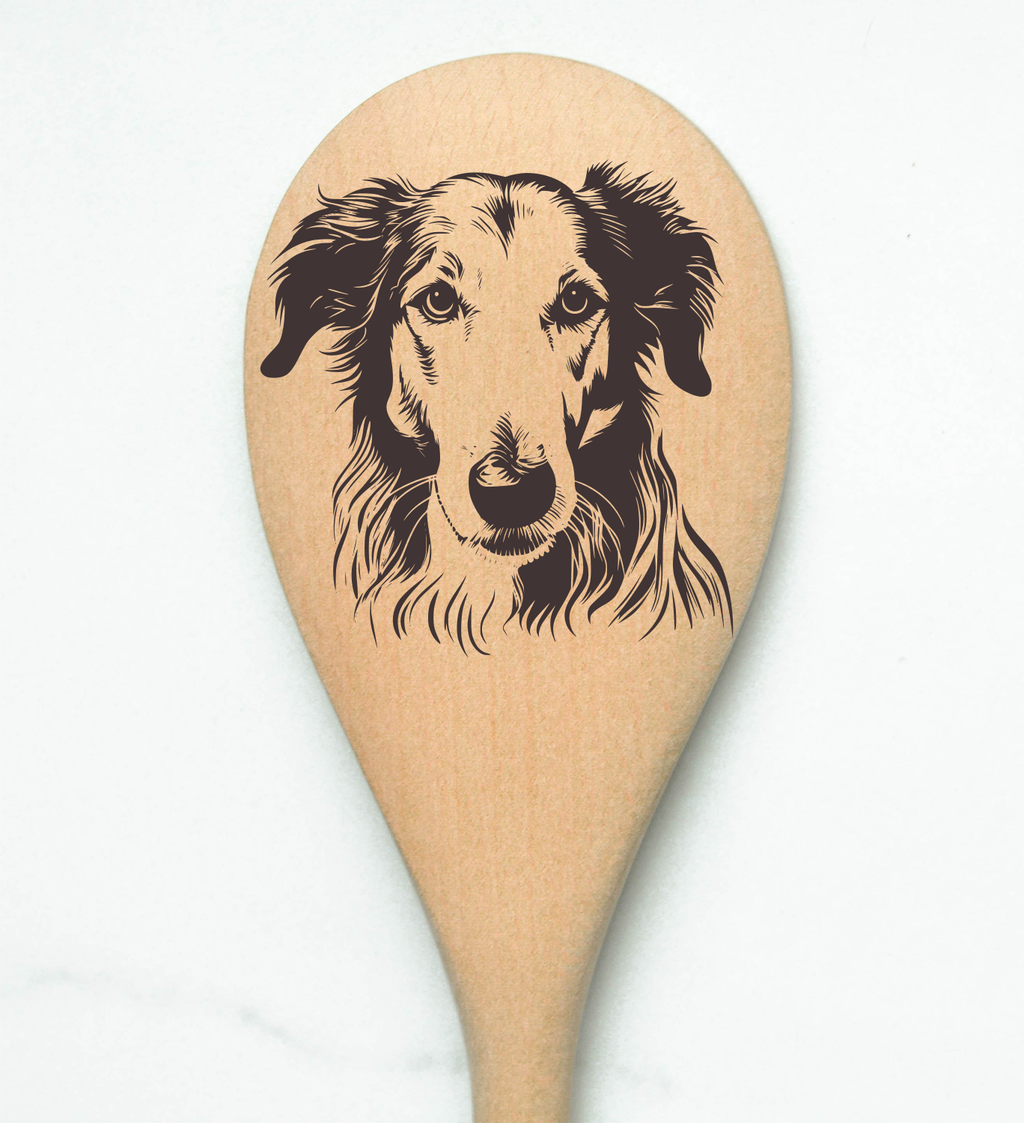 Borzoi Wooden Spoon