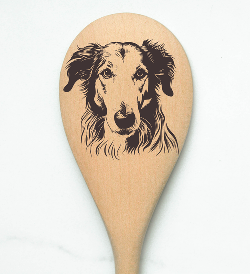 Borzoi Wooden Spoon