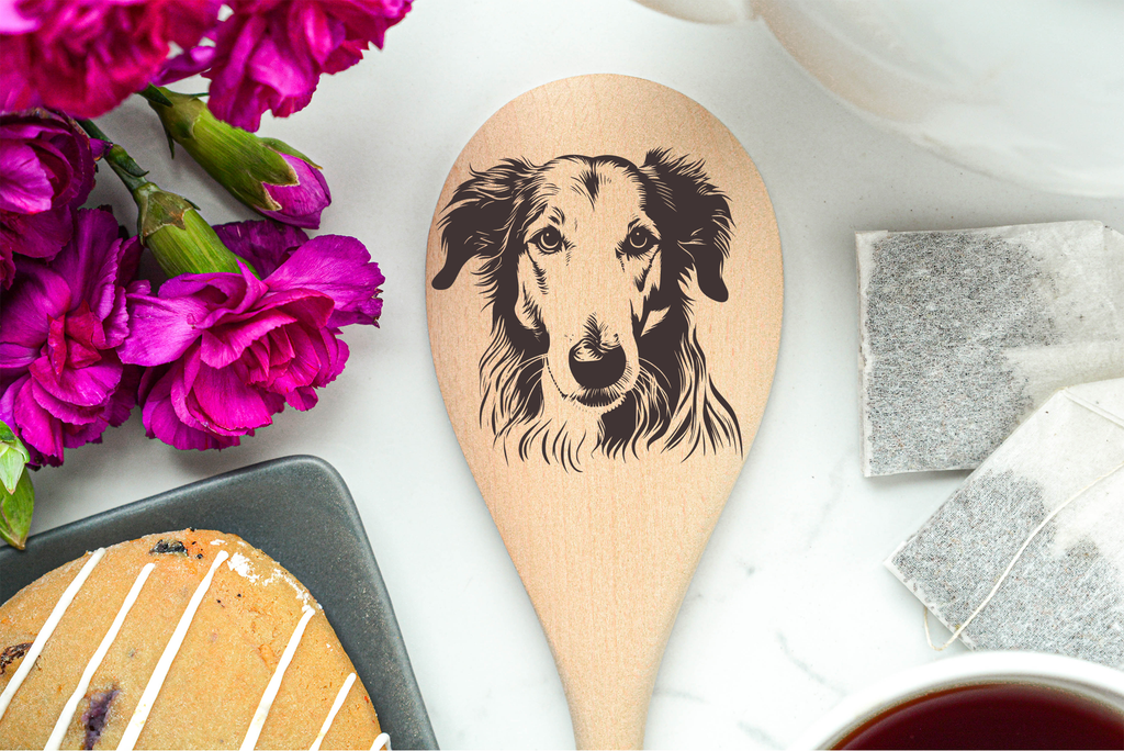 Borzoi Wooden Spoon