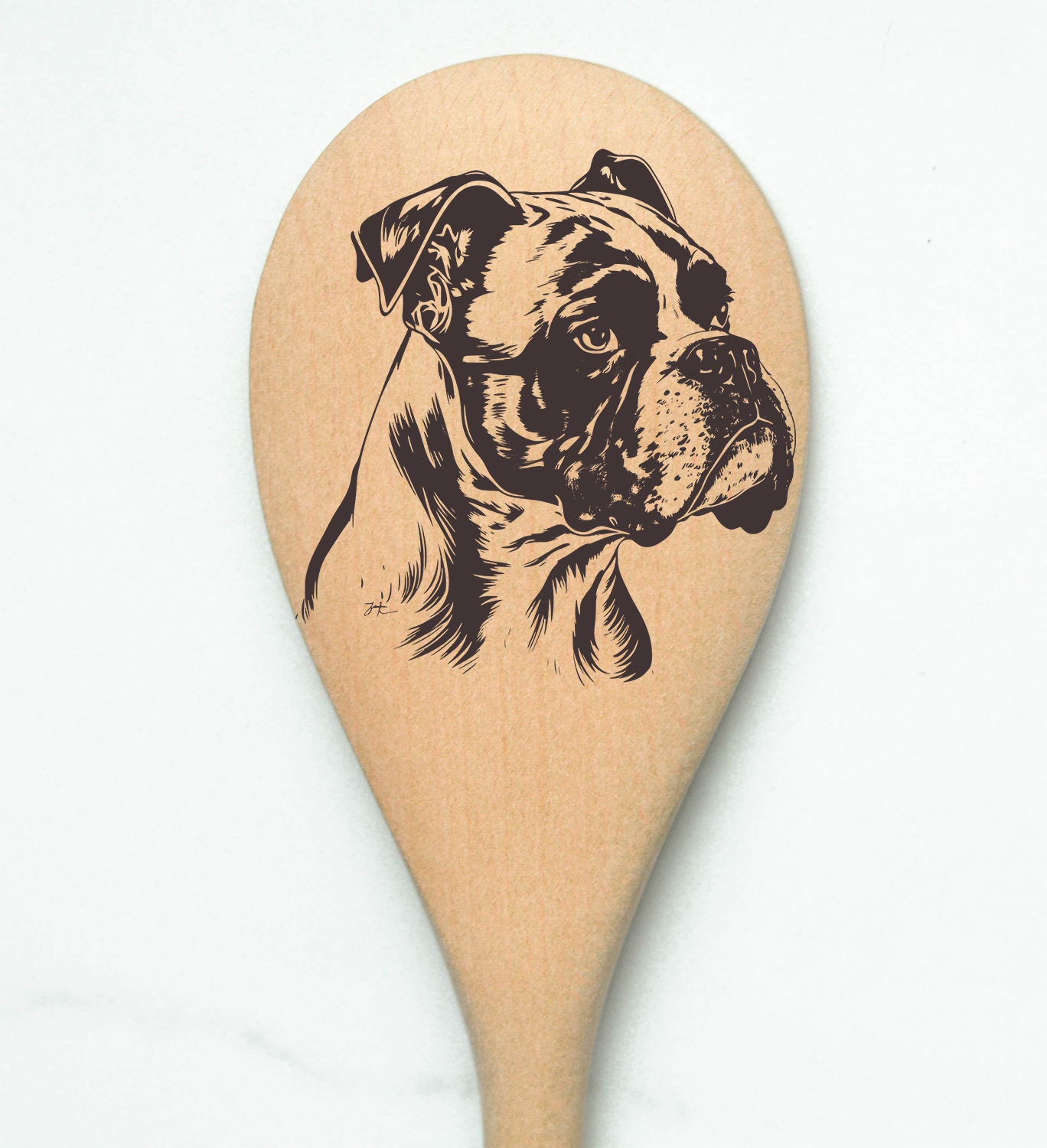 Boxer2 Wooden Spoon