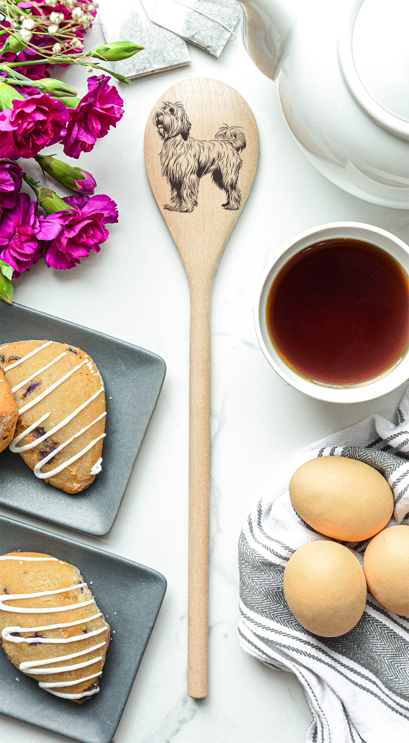 Briard Berger de Brie Wooden Spoon