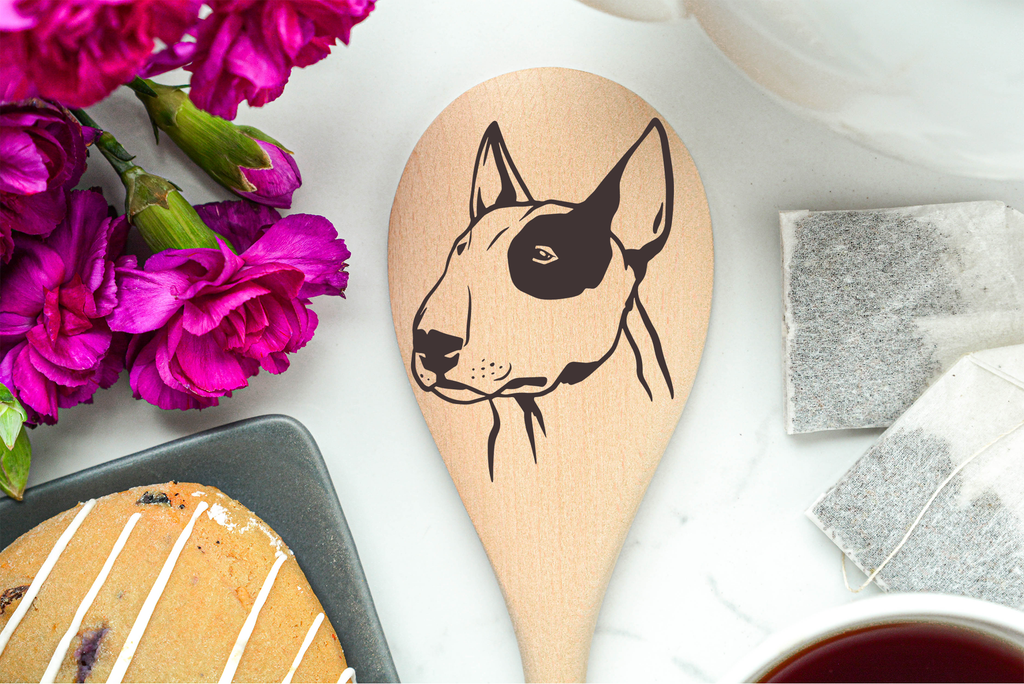 Bull Terrier Wooden Spoon