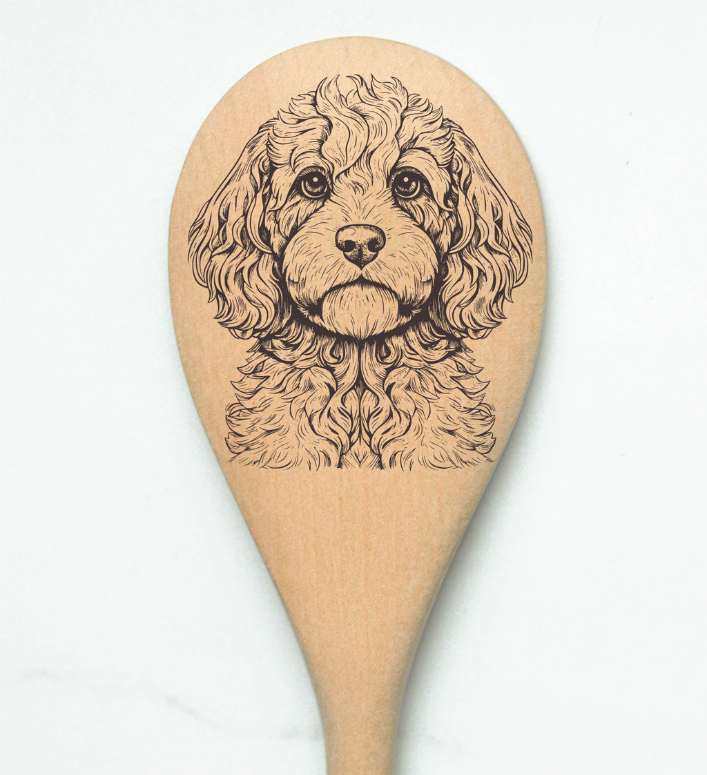 Cockapoo Wooden Spoon
