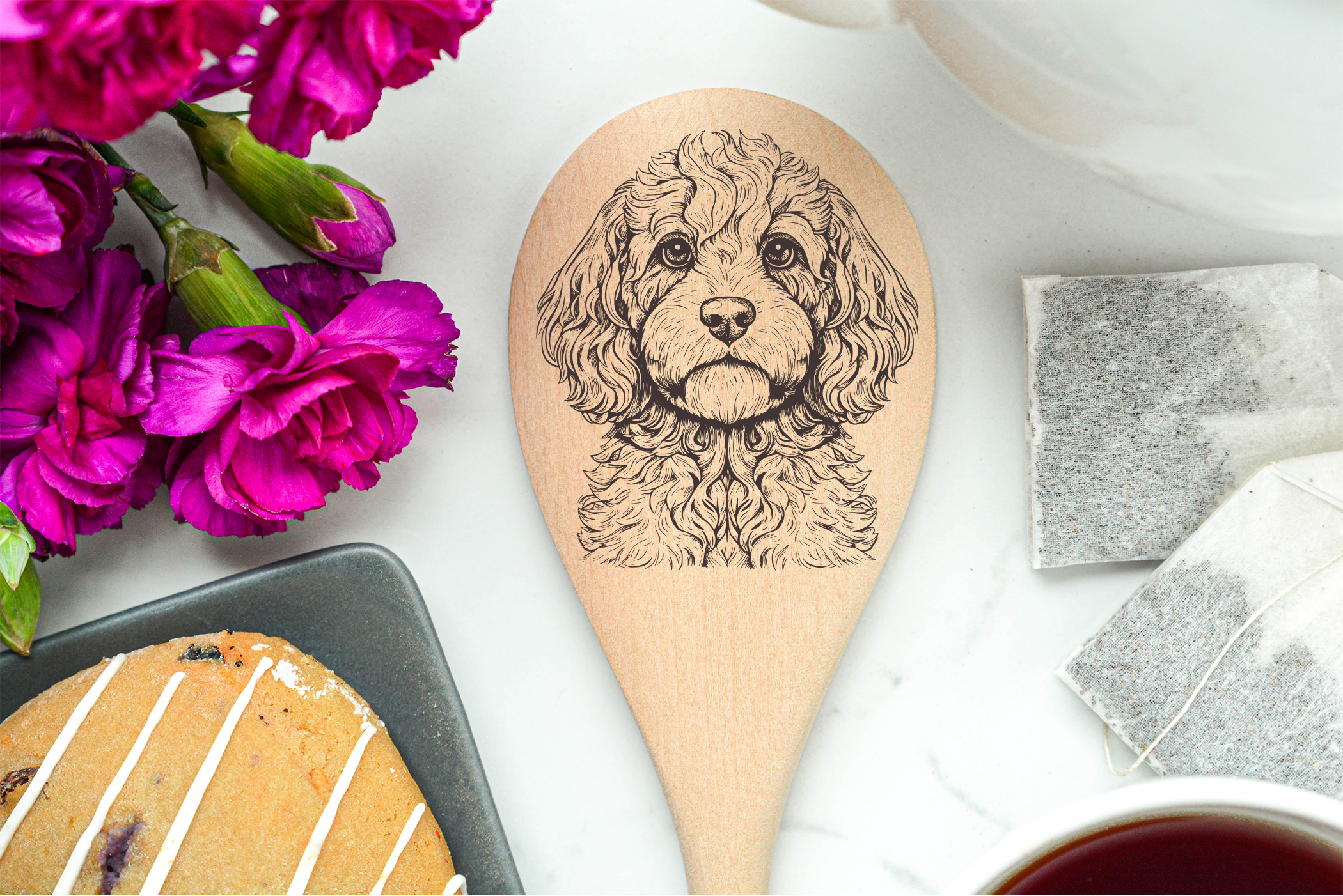Cockapoo Wooden Spoon