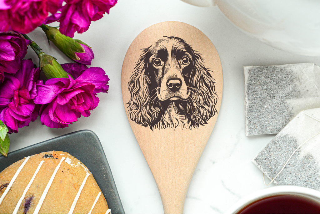 Cocker Spaniel Wooden Spoon