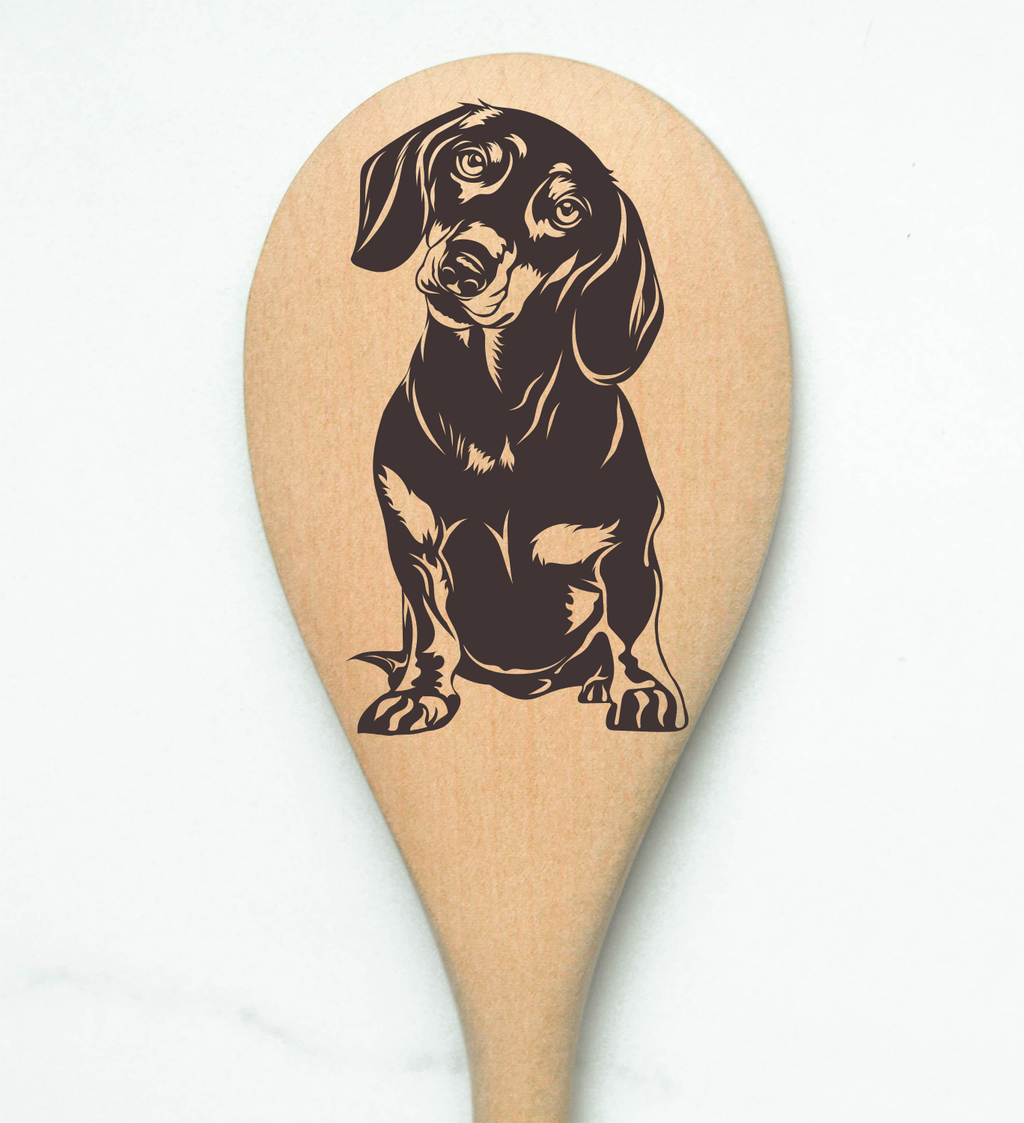 Dachshund  - Tilt Wooden Spoon