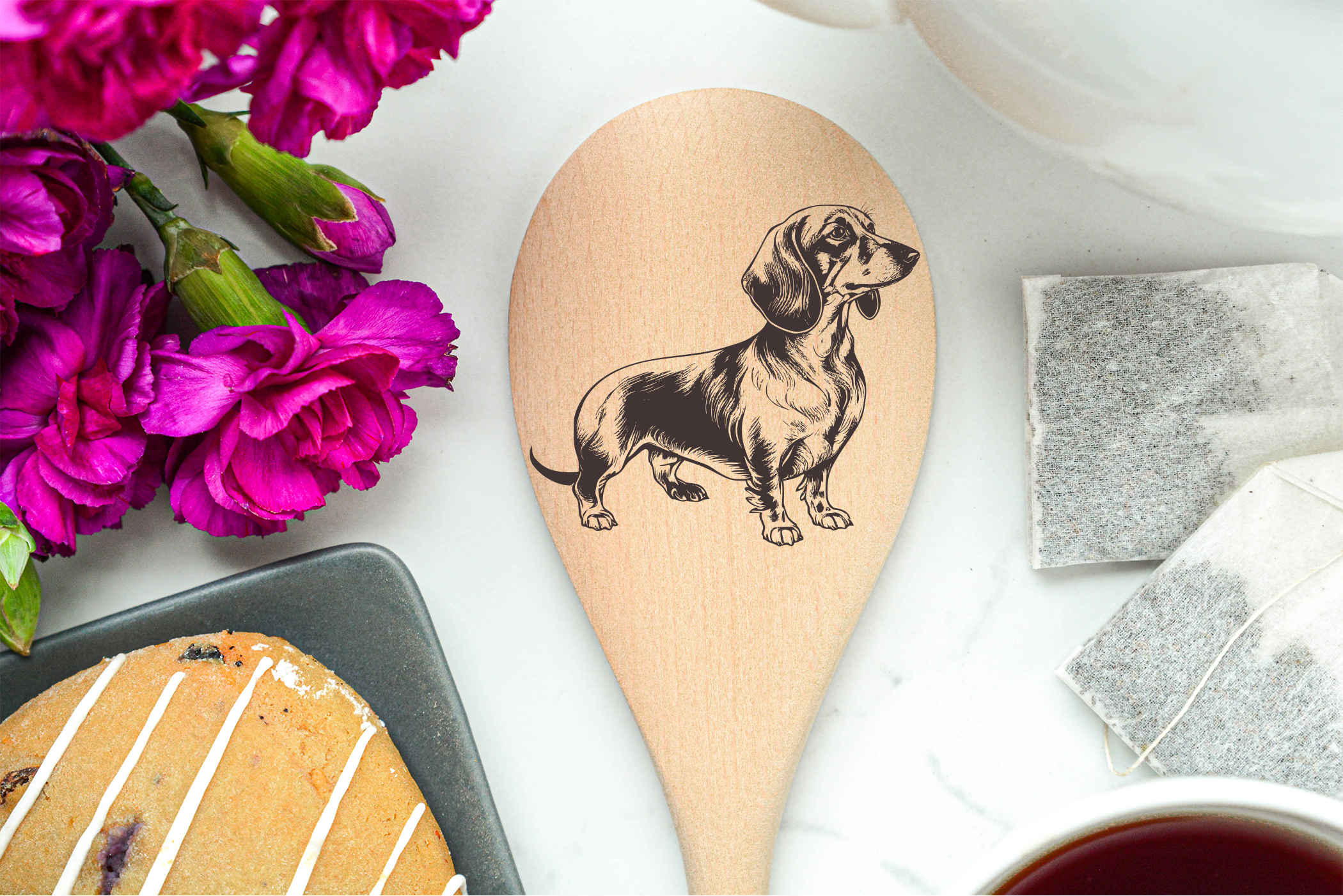 Dachshund - Wiener Wooden Spoon
