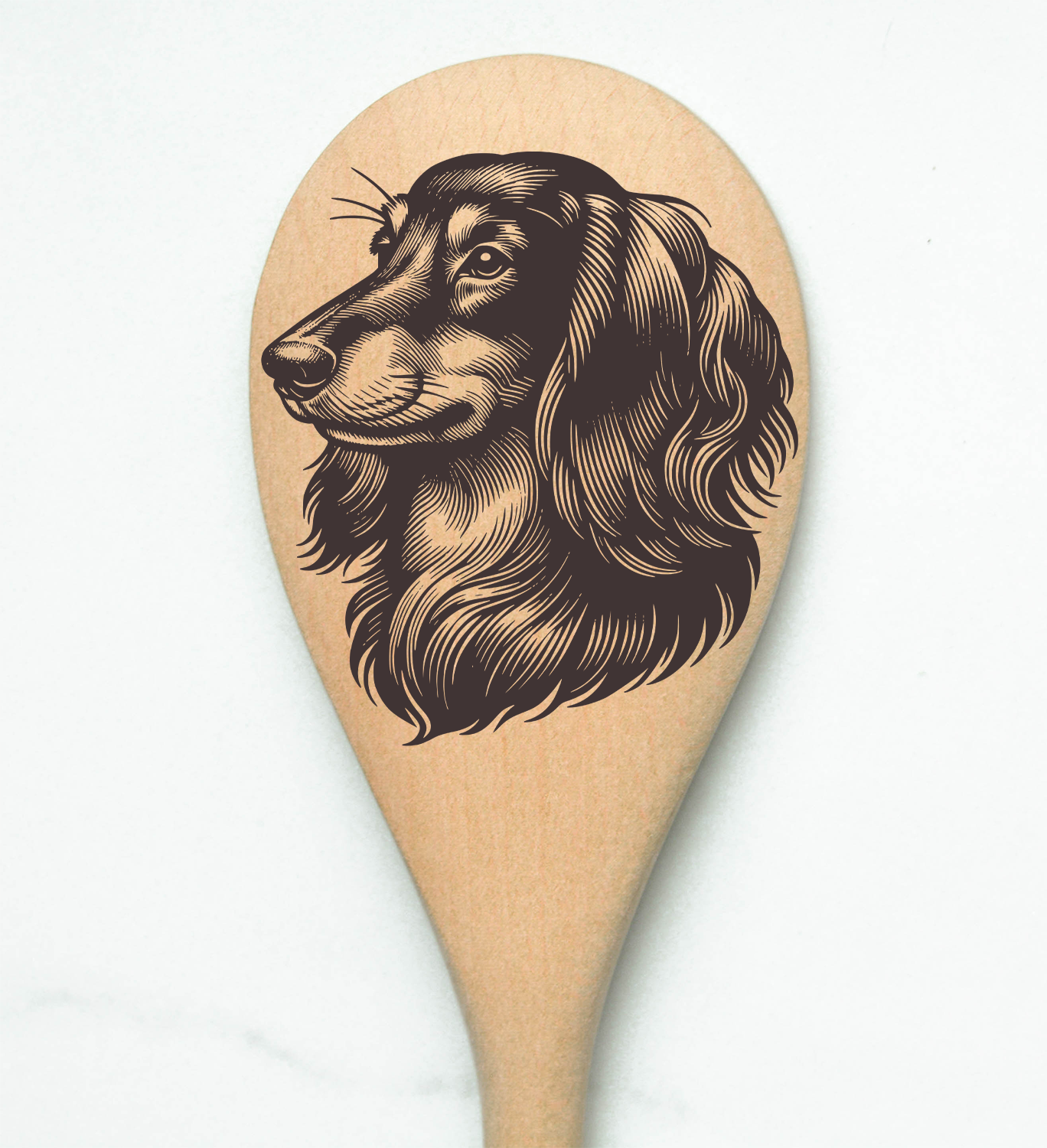 Dachshund - Long Hair Wooden Spoon