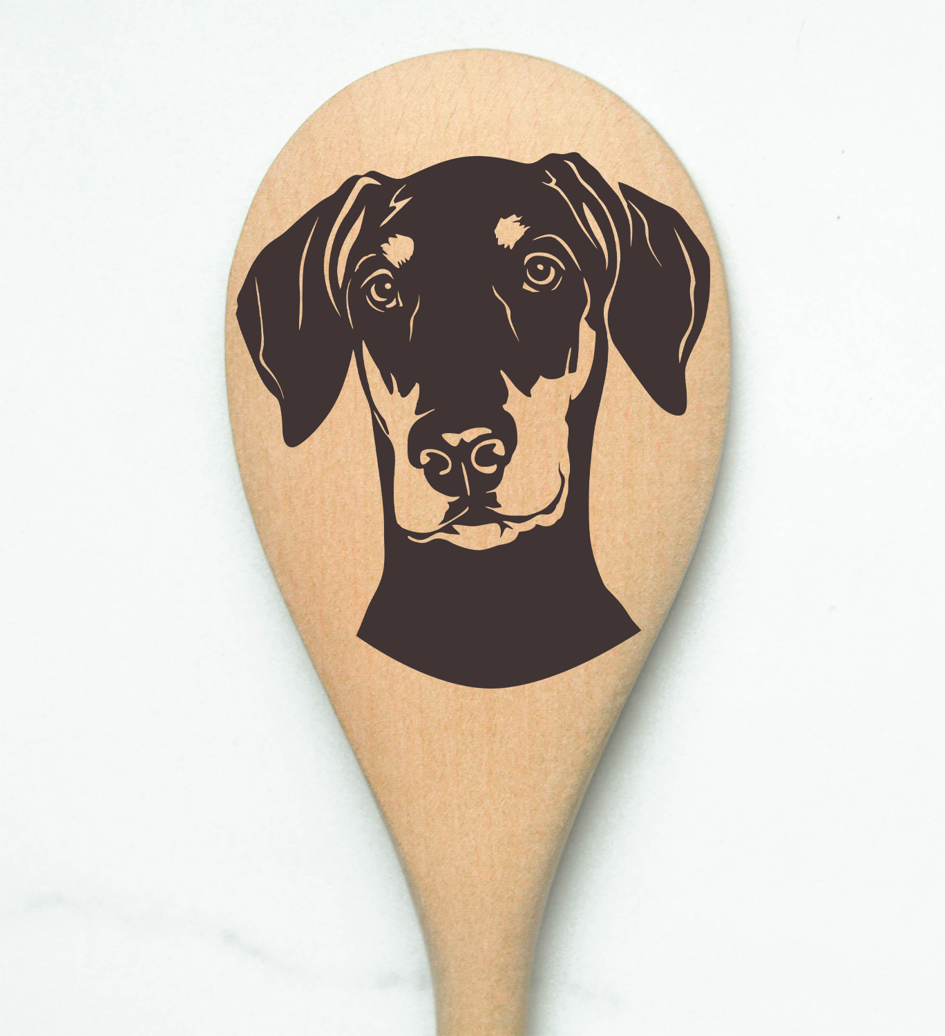 Doberman - Floppy Wooden Spoon