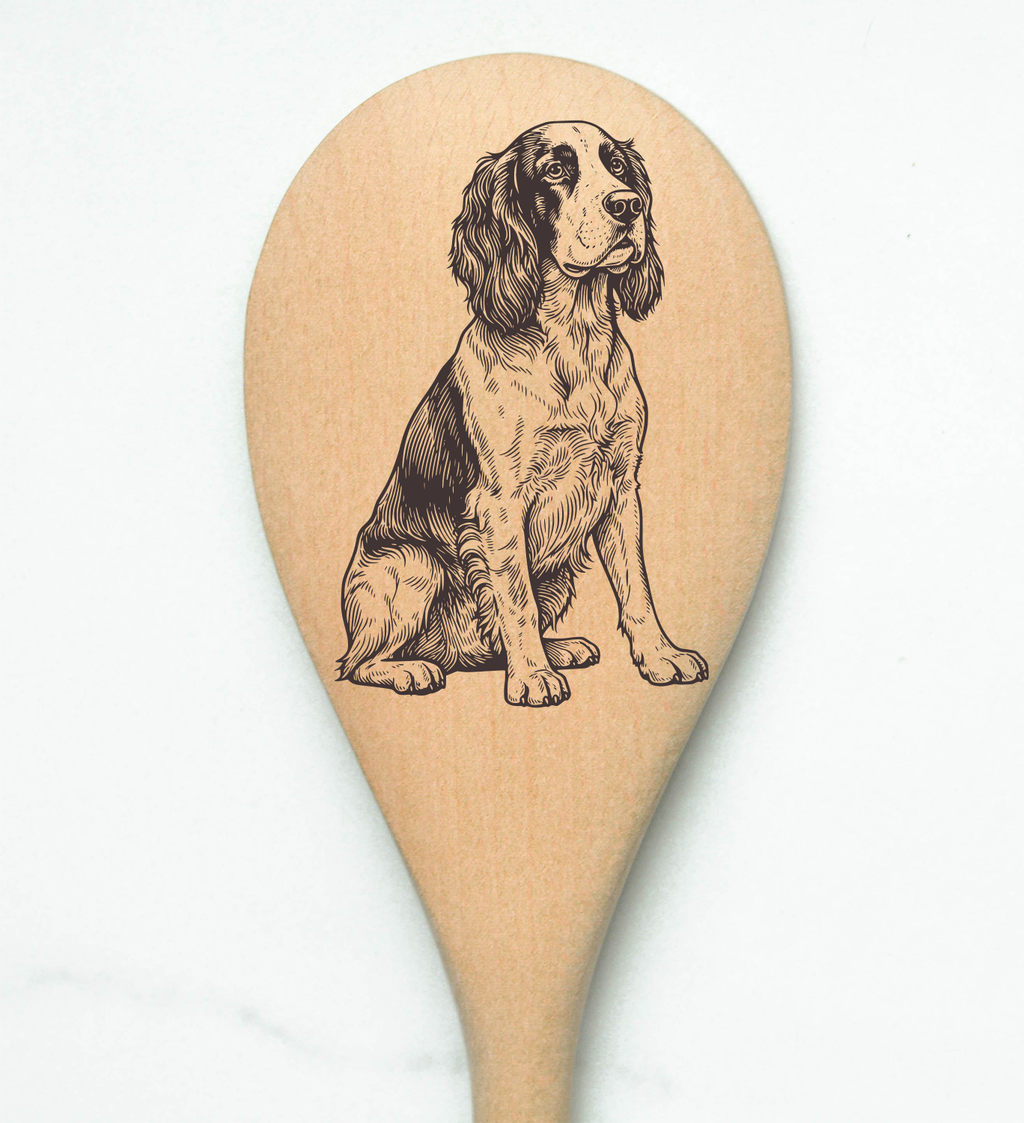 English Spaniel Wooden Spoon