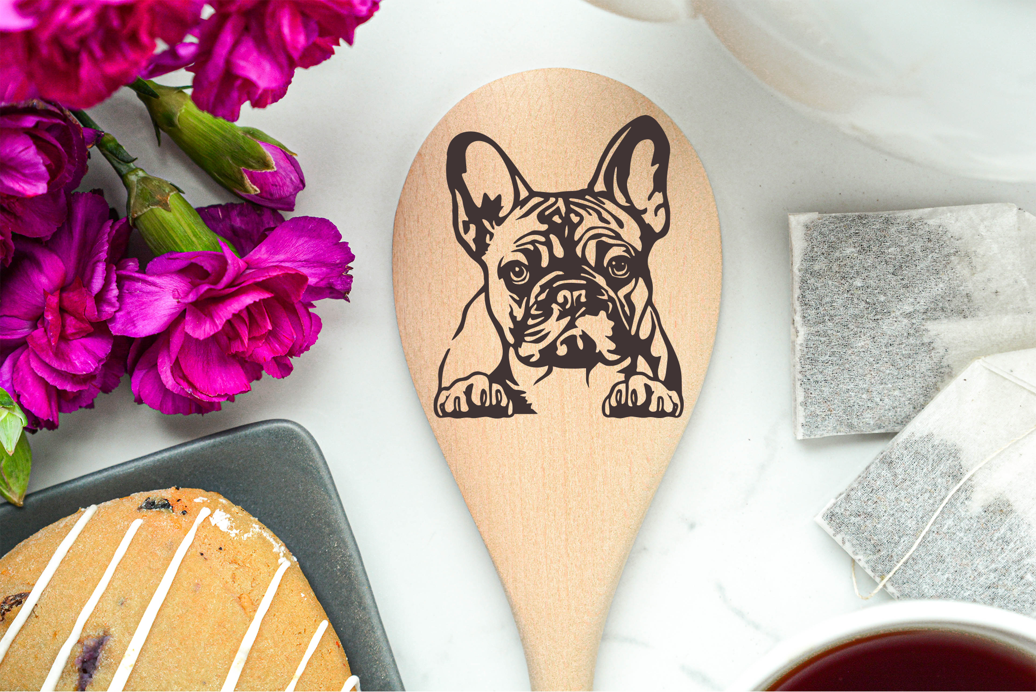 French Bulldog 1 Wooden Spoon