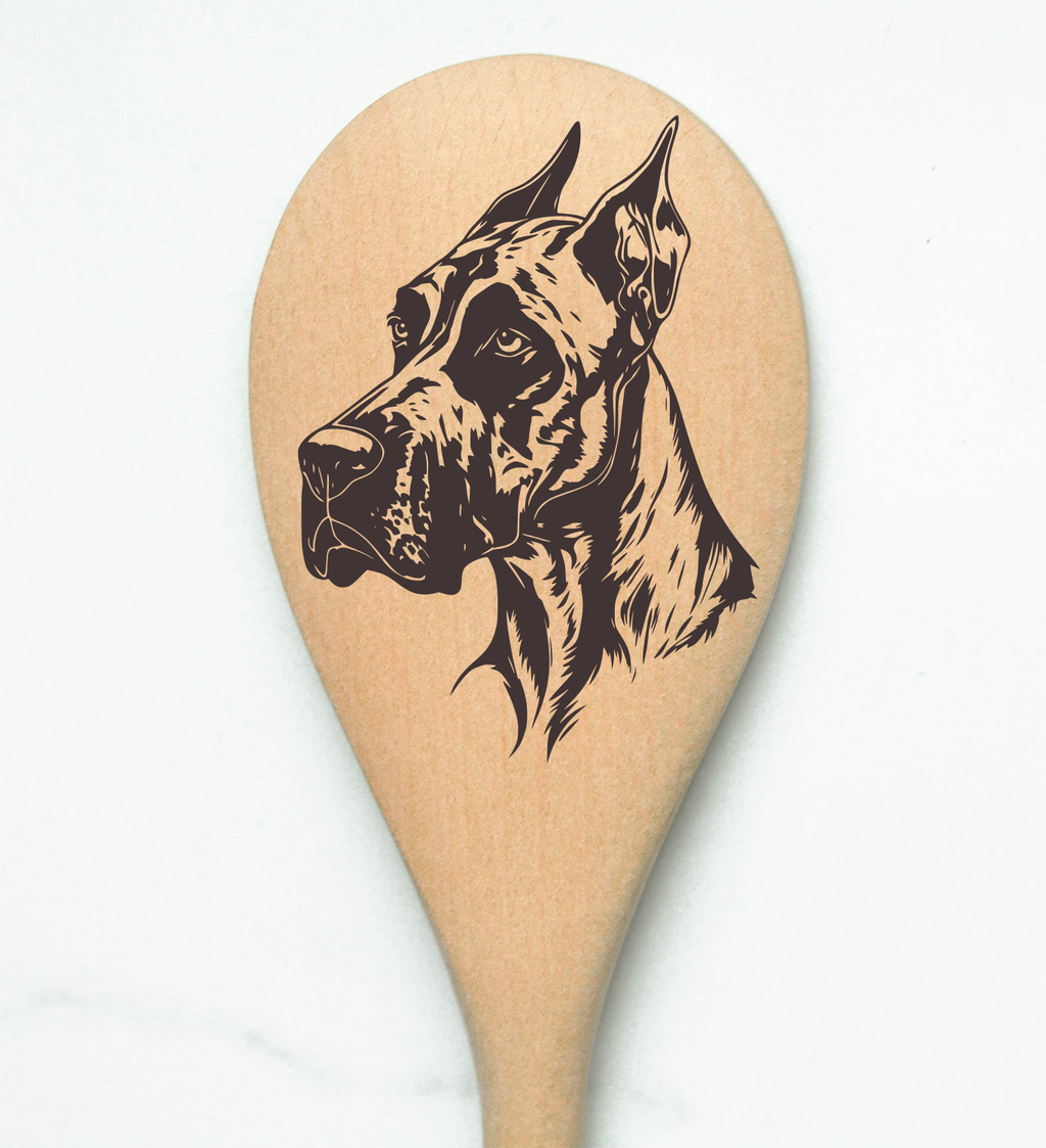 Great Dane - Crop Wooden Spoon
