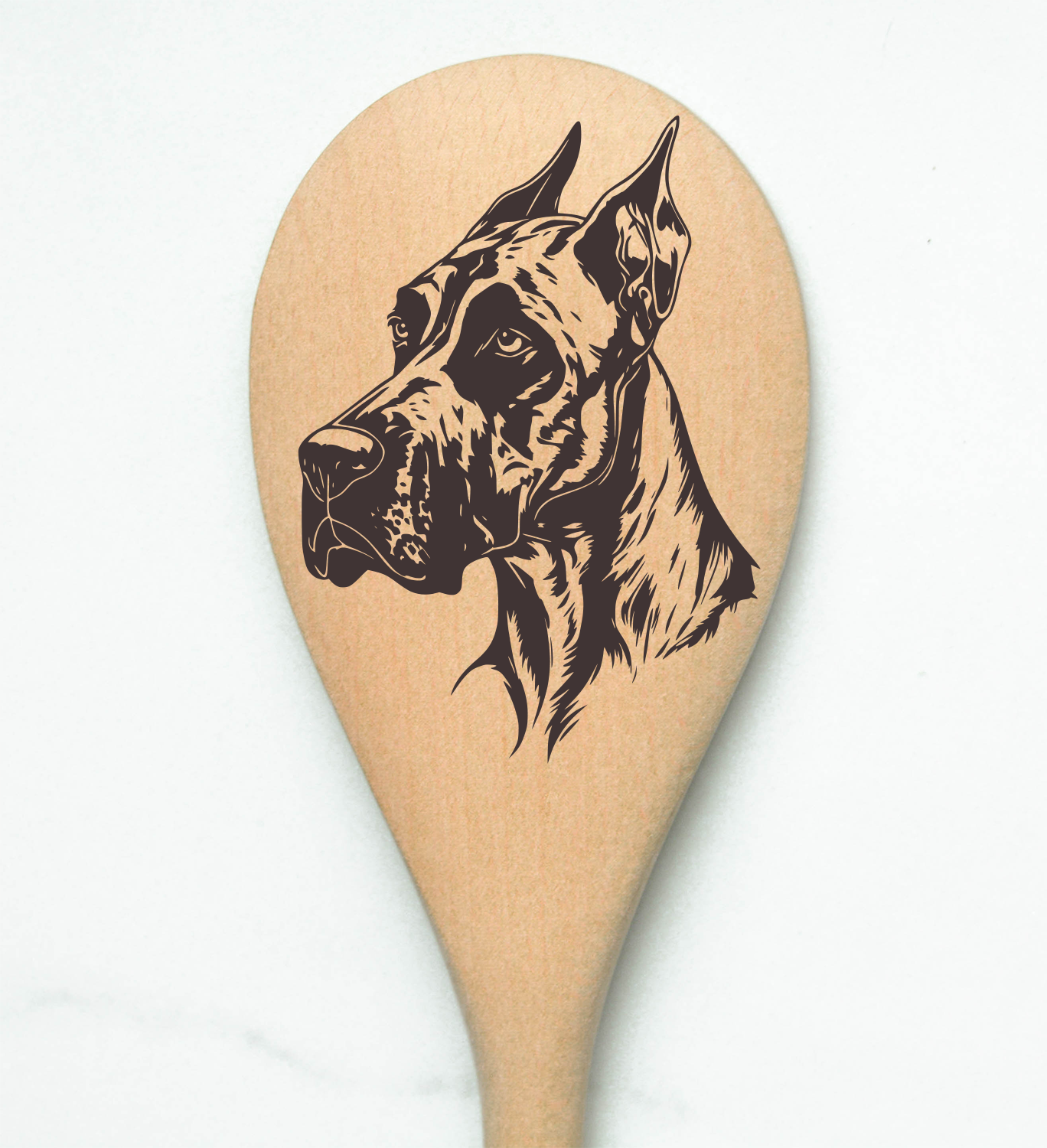 Great Dane - Crop Wooden Spoon