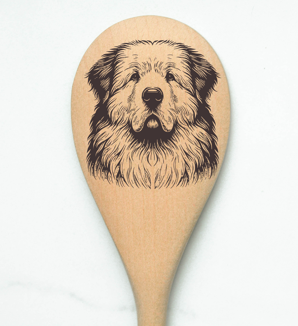 Great Pyrenees Wooden Spoon