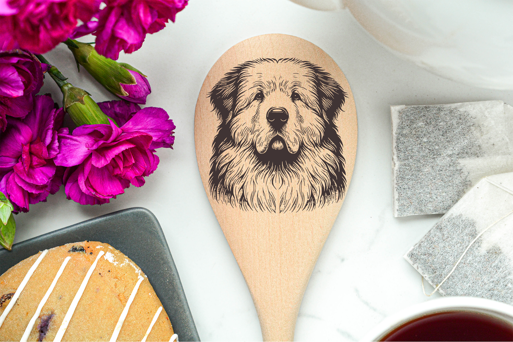 Great Pyrenees Wooden Spoon