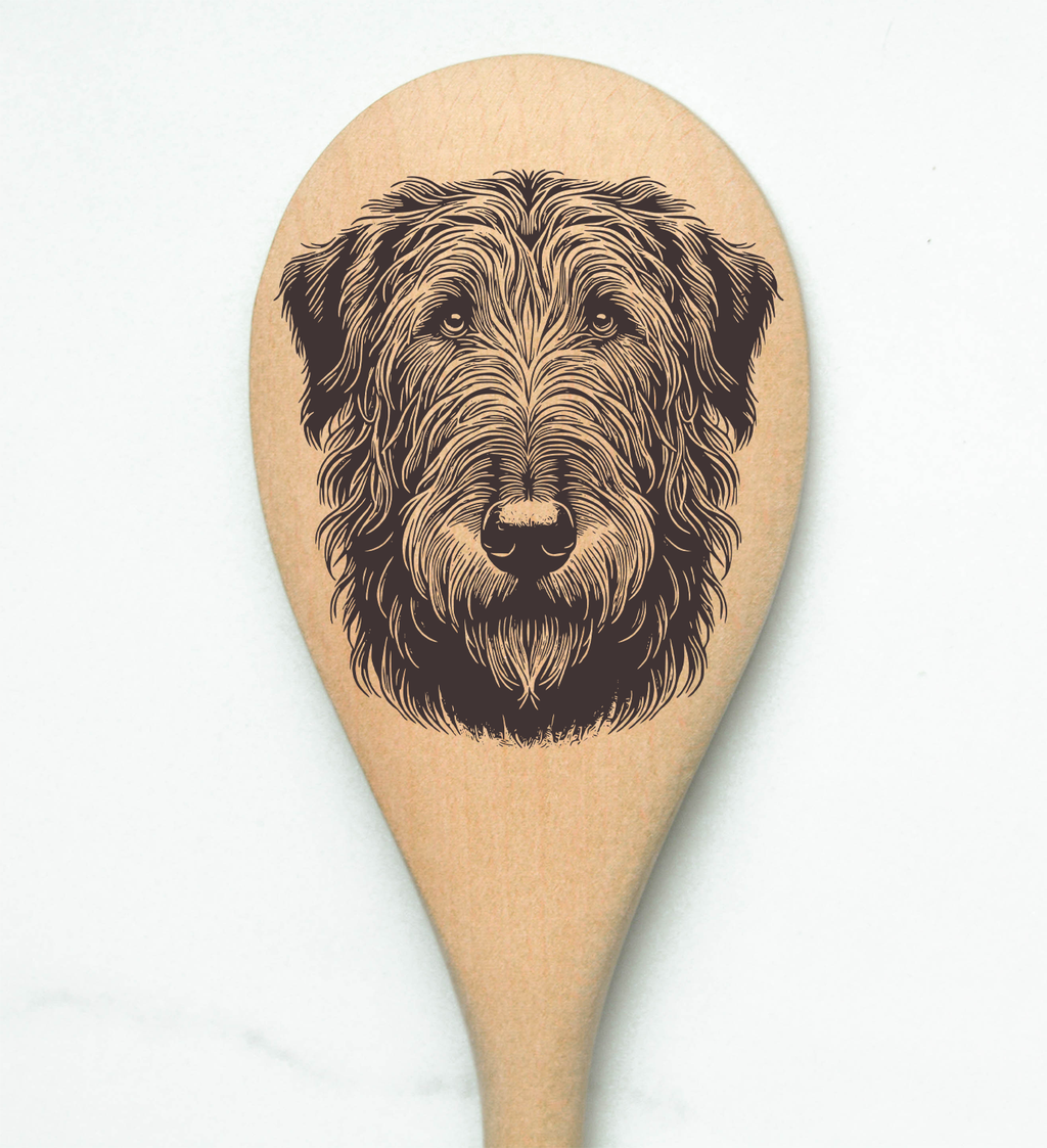 Irish Wolfhound Wooden Spoon