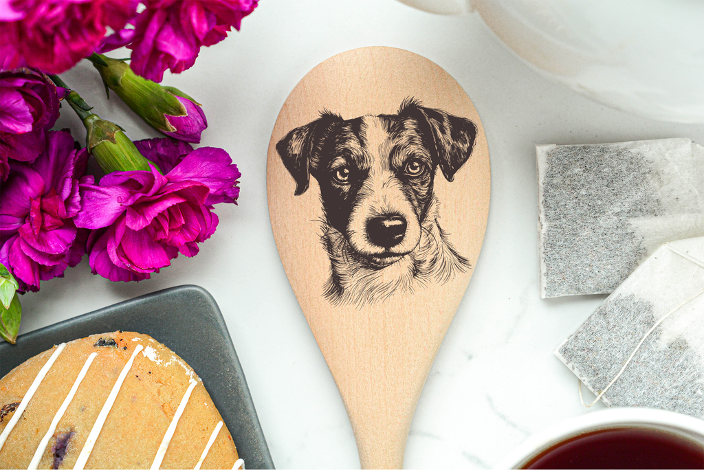 Jack Russell Wooden Spoon