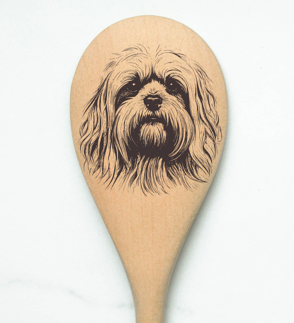 Lhasa Apso Wooden Spoon